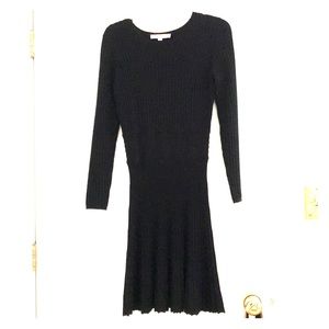 Loft black sweater dress